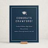"grad ribbon" - Graduation Party Signs in Navy by Sarah Curry - In Use