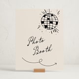 "Disco Direction" - Graduation Party Signs in Cream by Pixel and Hank - In Use