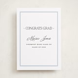 "Dotted Classic" - Graduation Party Signs in Hydrangea by Carolyn MacLaren - Front