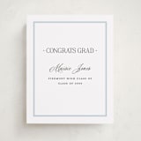 "Dotted Classic" - Graduation Party Signs in Hydrangea by Carolyn MacLaren - Front