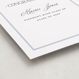 "Dotted Classic" - Graduation Party Signs in Hydrangea by Carolyn MacLaren - Detail