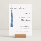 "Tassled" - Graduation Party Signs in Cobalt by Ashlee Townsend - In Use