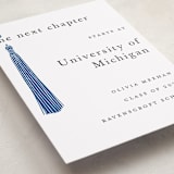 "Tassled" - Graduation Party Signs in Cobalt by Ashlee Townsend - Detail