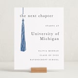 "Tassled" - Graduation Party Signs in Cobalt by Ashlee Townsend - In Use