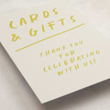 "celebration" - Graduation Party Signs in Limoncello by Maja Cunningham - Detail