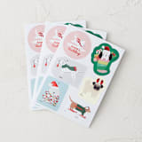"Festive Dogs" - Gift Stickers in Merry by Multiple Artists