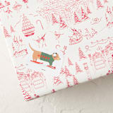 "Festive Dogs" - Gift Stickers in Merry by Multiple Artists