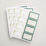 "Bow Frame Foil-Pressed Gift Stickers" - Gift Stickers in Multi by Multiple Artists