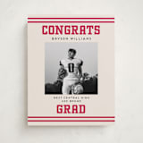 "Team Grad" - Graduation Welcome Signs in Cherry by Louise Kay - Front