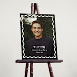 "Fun Border Frame" - Graduation Welcome Signs in Ice by Jackie Crawford - In Use