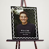 "Fun Border Frame" - Graduation Welcome Signs in Ice by Jackie Crawford - In Use