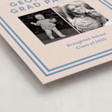 "Classically done" - Graduation Welcome Signs in Country Blue by Inkblot Design - Detail