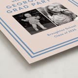 "Classically done" - Graduation Welcome Signs in Country Blue by Inkblot Design - Detail