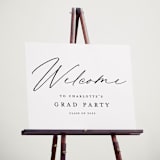"Big welcome" - Graduation Welcome Signs in Night by Stacey Meacham - In Use