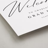 "Big welcome" - Graduation Welcome Signs in Night by Stacey Meacham - Detail