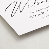 "Big welcome" - Graduation Welcome Signs in Night by Stacey Meacham - Detail