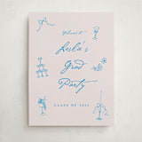 "Handdrawn little things" - Graduation Welcome Signs in Sky Whispers by Cass Loh - Front