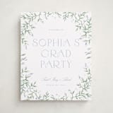 "Wisteria" - Graduation Welcome Signs in Periwinkle by Kristen Smith - Front