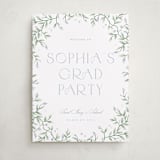 "Wisteria" - Graduation Welcome Signs in Periwinkle by Kristen Smith - Front