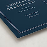"grad ribbon" - Graduation Welcome Signs in Navy by Sarah Curry - Detail