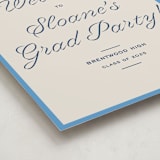 "cotillion" - Graduation Welcome Signs in Bluebell by Megan Davis - Detail