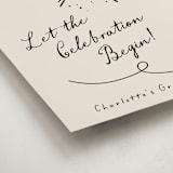 "Disco Direction" - Graduation Welcome Signs in Cream by Pixel and Hank - Detail