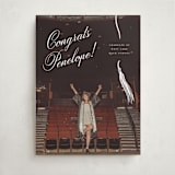 "Tassel Type" - Graduation Welcome Signs in Snow by Pixel and Hank - Front