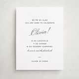 "Cecilie" - Graduation Welcome Signs in Ink by Megan Davis - Front