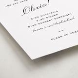 "Cecilie" - Graduation Welcome Signs in Ink by Megan Davis - Detail