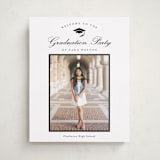"Elegant frame" - Graduation Welcome Signs in Cotton by Stacey Meacham - Front