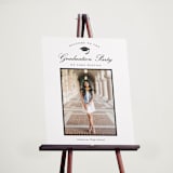 "Elegant frame" - Graduation Welcome Signs in Cotton by Stacey Meacham - In Use