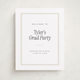 "Seventeen" - Graduation Welcome Signs in Cloud by Jennifer Wick - Front