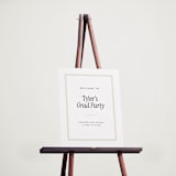 "Seventeen" - Graduation Welcome Signs in Cloud by Jennifer Wick - In Use