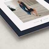 "classic layout" - Graduation Welcome Signs in Navy by Christy Hy Lee - Detail