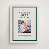 "Varsity Frame" - Graduation Welcome Signs in Evergreen by Angela Garrick - Front