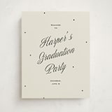 "The Modern" - Graduation Welcome Signs in Butter by Pixel and Hank - Front