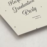 "The Modern" - Graduation Welcome Signs in Butter by Pixel and Hank - Detail