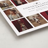 "Gazette" - Graduation Welcome Signs in Newsprint by Lea Delaveris - Detail