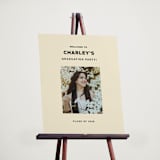 "Ludlow" - Graduation Welcome Signs in Cream by Megan Davis - In Use