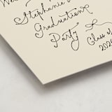 "Take a bow" - Graduation Welcome Signs in Bamboo by Creo Study - Detail