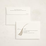 "Tassel Trio" - Graduation Thank You Cards in Cotton by Susan Zinader - FREE Recipient Addressing