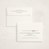 "Tassel Scallop" - Graduation Thank You Cards in Snow by Susan Zinader - FREE Recipient Addressing