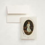 "Grad Border" - Graduation Thank You Cards in Pearl by Teju Reval - Front