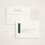 "Classic Sash" - Graduation Thank You Cards in Pine by Lauren Chism - FREE Recipient Addressing