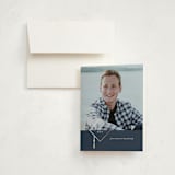 "Grad Grid" - Graduation Thank You Cards in Steel by Erica Krystek - Front