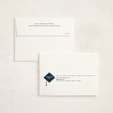 "Grad Grid" - Graduation Thank You Cards in Steel by Erica Krystek - FREE Recipient Addressing