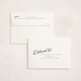 "retro vintage grad" - Graduation Thank You Cards in Navy by BR Designs - FREE Recipient Addressing