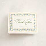 "blooming" - Foil-Pressed Graduation Thank You Cards in Sky by Melanie Kosuge - Front
