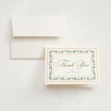 "blooming" - Foil-Pressed Graduation Thank You Cards in Sky by Melanie Kosuge - Card with Envelope