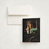 "Tassel Dance" - Foil-Pressed Graduation Thank You Cards in Chalkboard by Beth Murphy - Card with Envelope